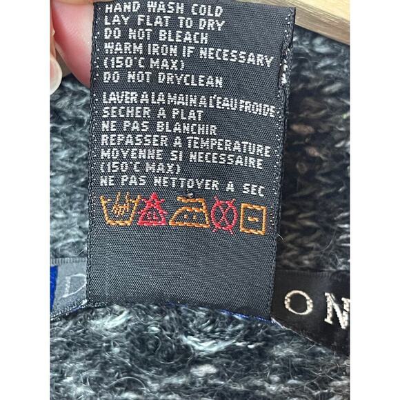 Vintage I.B. Diffusion Grey Wool Blend Cardigan Women's Size M - Picture 7 of 7